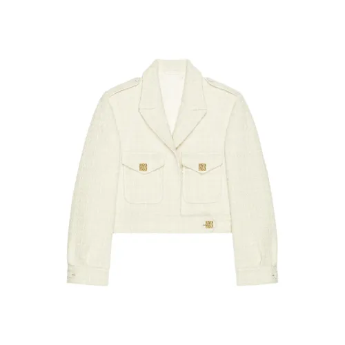 GIVENCHY FW24 Куртки и Пальто Женские Бежевые