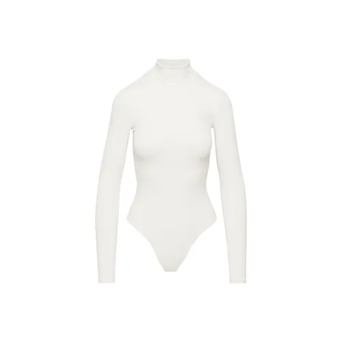 Aritzia Тень Водолазка Lonasleeve Bodysuit Комбинезон Женские Светлая береза Светлая береза
