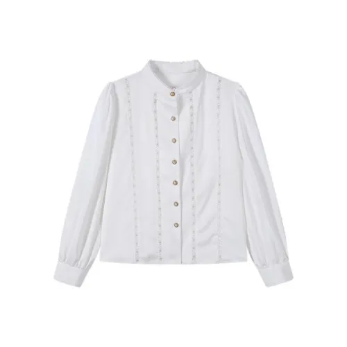 LCEVHZ'S Белые Женские Рубашки
