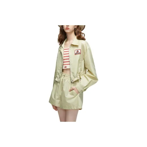 JORYAweekend Куртки и Пальто Женские Желтый Зеленый