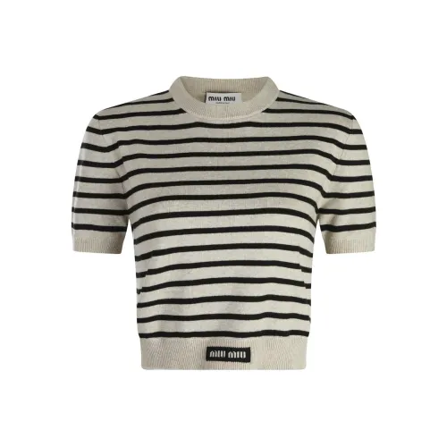 MIU MIU Трикотаж Женский Светлый Хаки