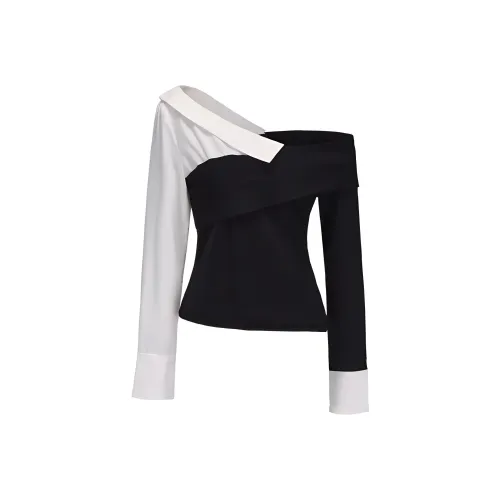 GIMING Рубашка Женская Черная Белая