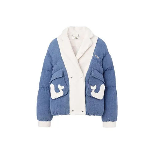 TOP FAVOR Королевский синий Женские пуховики