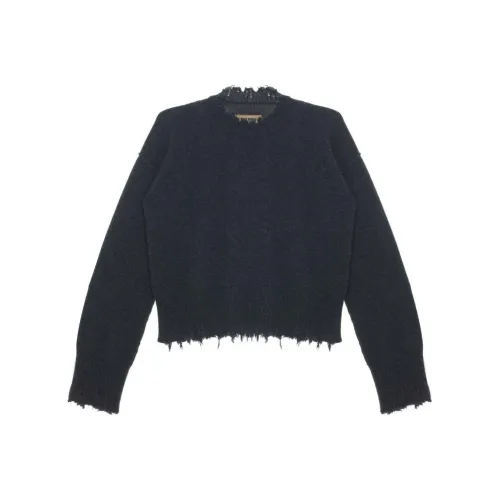 UMA WANG FW24 Кашемир Свитер Женский Темно-Серый