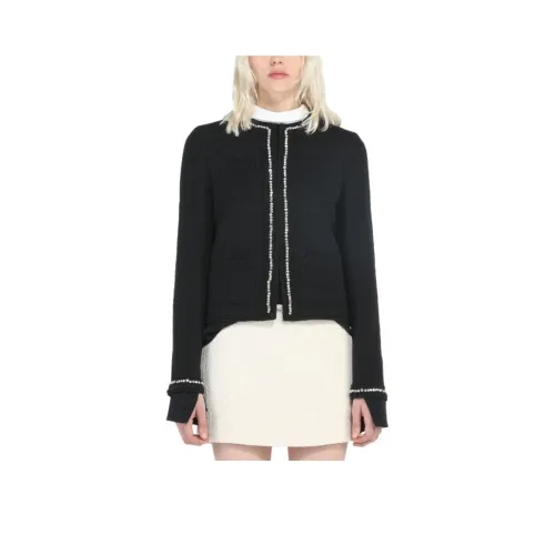 N°21 SS24 Куртки Пальто Женские Черный