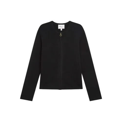 Agnes B. FW24 Кашемир Свитер Женский Черный