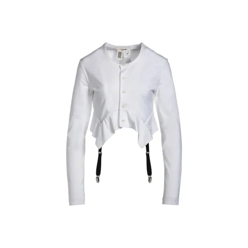 Yohji Yamamoto Белый Женский Трикотаж