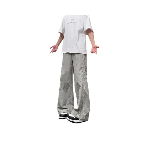 NOWSTIME Повседневные брюки Унисекс Серый