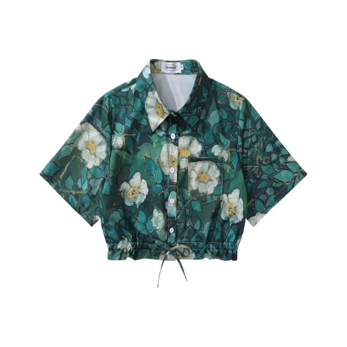 BEAR UNION Зеленые Женские Рубашки