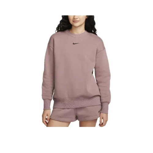nike Sportswear Phoenix Fleece Толстовка Женская Дымчатый Лиловый