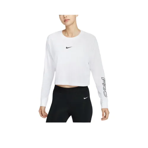 Nike ProDri Форма FW24 Рукав с оборкой T-рубашка Женская Белая