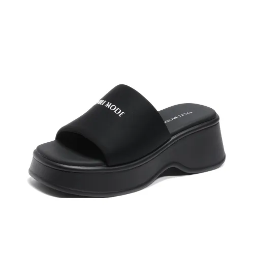 EXULL Q ПУ (полиуретан) Полиуретан Подкладка Слипоны Женские Черный