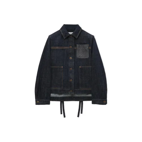 LOEWE SS25 Женские Предварительная коллекция Куртки и Пальто Женские Синий