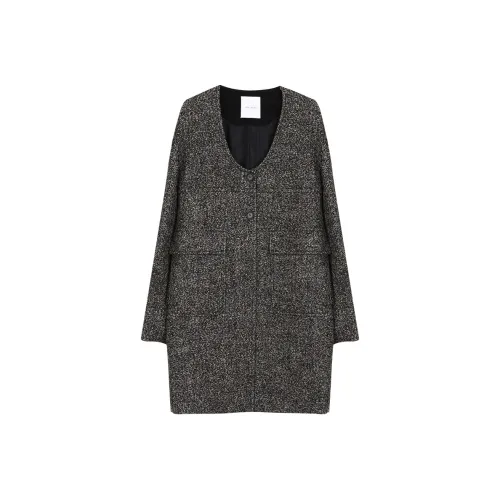 Roselingling Куртки Пальто Женские Смешанный Фотиния Серый