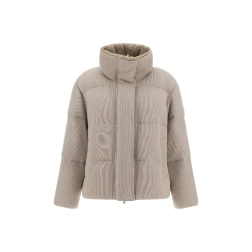 Brunello Cucinelli Хаки Женские Куртки