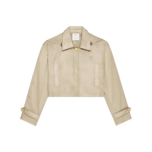 GIVENCHY Куртки и Пальто Женские Хаки