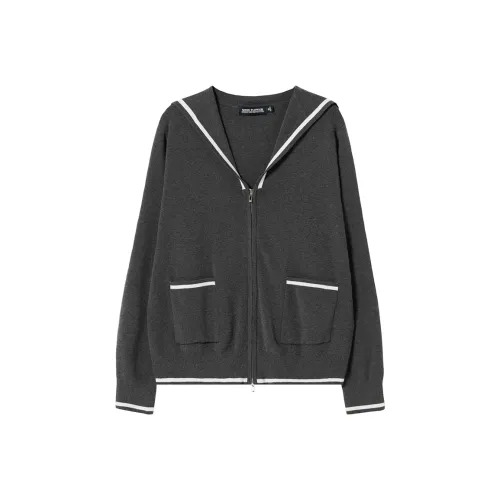 SOON FLOWER Осенний и Зимний Трикотаж Женский Oni Серый