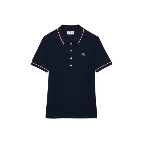 LACOSTE Морской синий Женские Поло