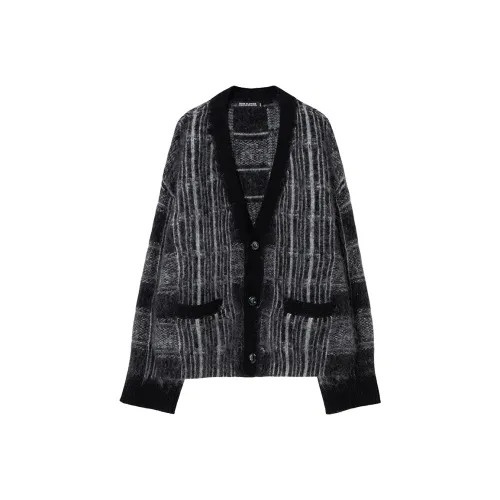 SOON FLOWER Трикотаж Женский Черный Серый