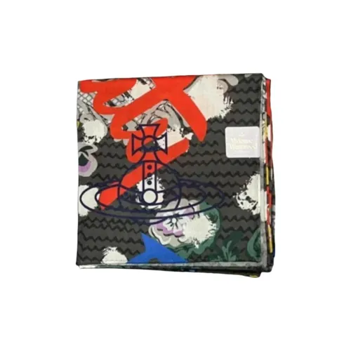 Vivienne Westwood Шелковые шарфы Унисекс Серый