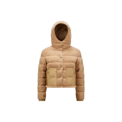MONCLER Audrieu Series Пуховик Женский Бежевый