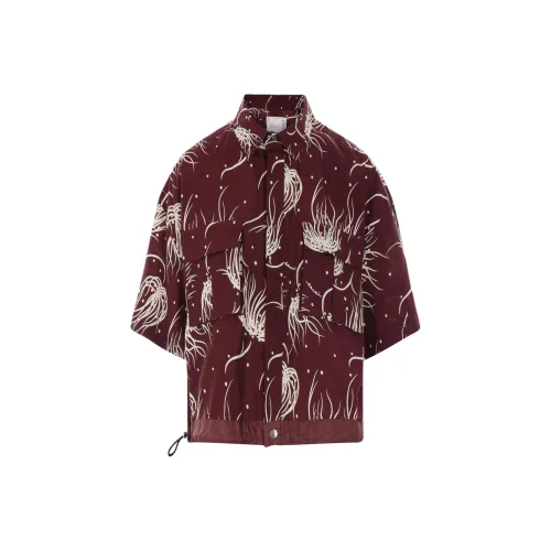 Sacai Женские Рубашки Красного Цвета