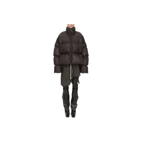 RICK OWENS RO FW24 Down Jacket Women's Black