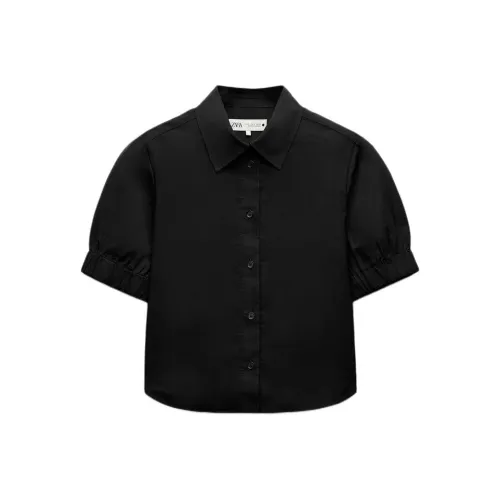 ZARA Черные Женские Рубашки