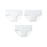 Белый + Белый Принт + Белый Маленький цветок (3 шт)