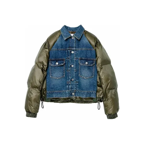 sacai Синяя Женская Пуховая Куртка