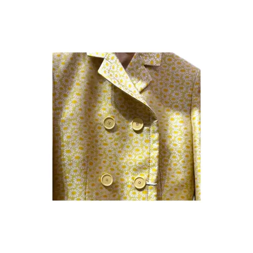 GUCCI SS25 Куртки и Пальто Женские Желтые