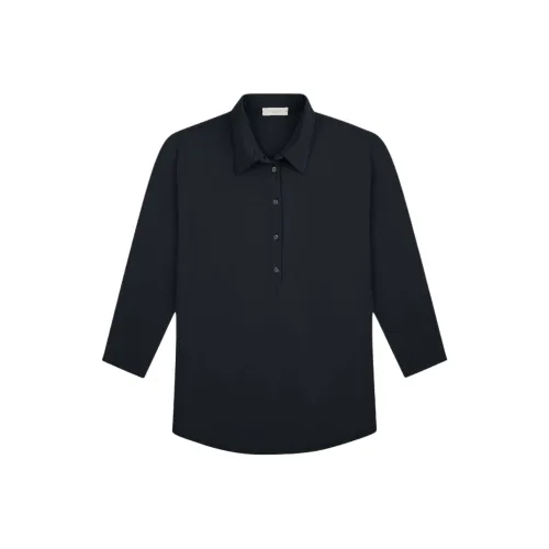 Zanone SS25 Поло Женское Темно-синий