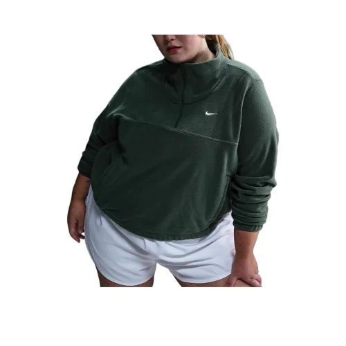 nike Therma FITSwoosh FW24 one Свитшот Женские Винтажный зеленый