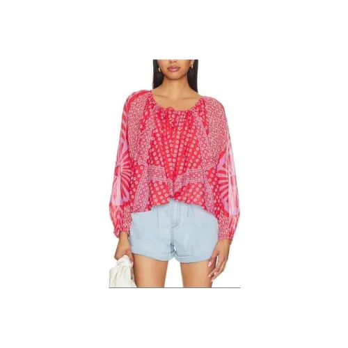FREE PEOPLE Розовые Женские Рубашки