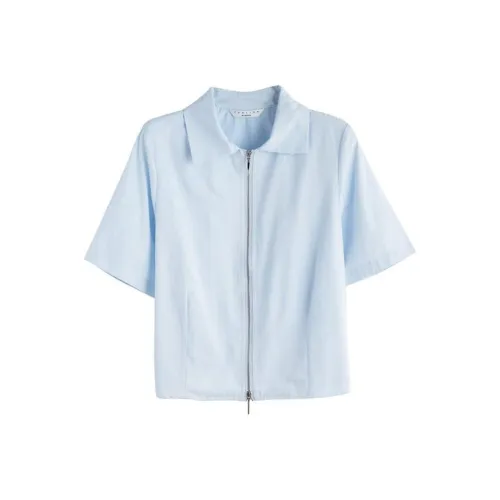 Tonlion Рубашка Женская Светло-Синяя