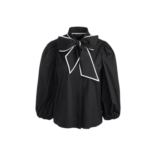 ALICE+OLIVIA SS24 Рубашка Женская Черная