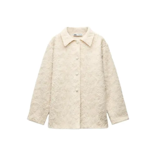 ZARA Белые Женские Куртки
