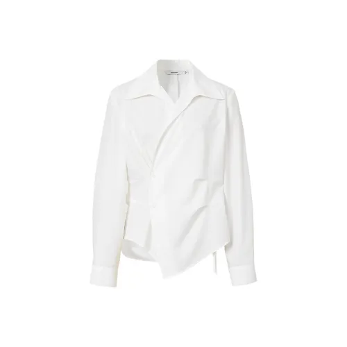 Hopeshow Рубашка Женская Натуральный Белый
