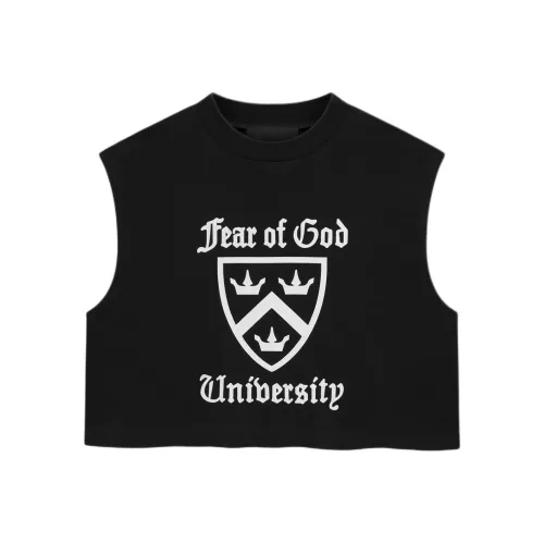 Fear of God Essentials Метеоритный черный/Черный Женские футболки