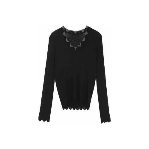 LIANCAN Черный Женский Трикотаж