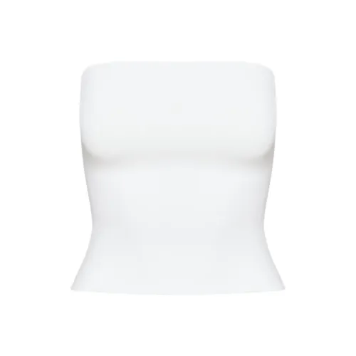ARITZIA Тень Tube Топ Без бретелей Топ Женские Bright White Bright White