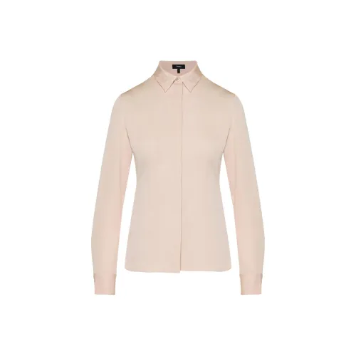 THEORY Рубашка Женская Светло-Розовая