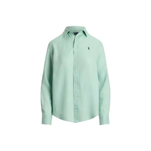 Polo Ralph Lauren SS25 Рубашка Женская Зеленая