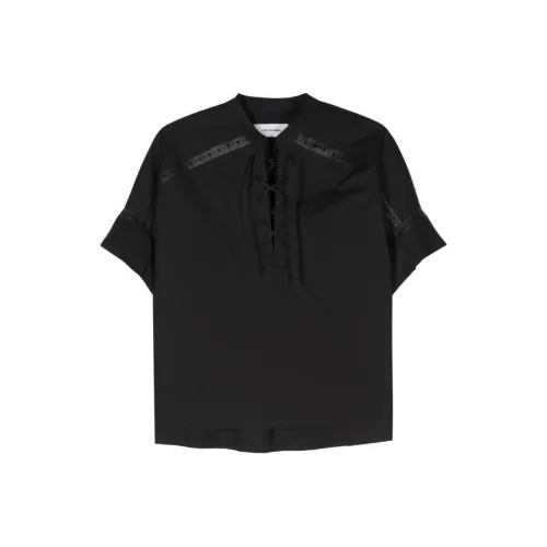 Yves Salomon SS24 Рубашка Женская Черная