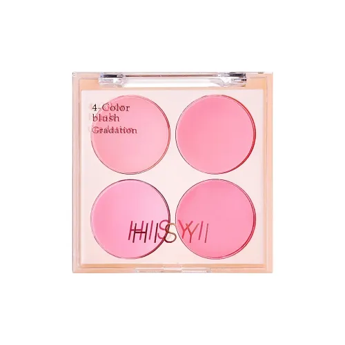 HISYI Живой Многоцветный 4 цвета Румяна Легко Смесь Осветляющий Тон Кожи Прозрачный Матовый