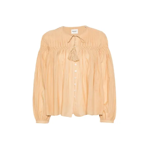 ISABEL MARANT ETOILE Рубашка Женская Песочного Бежевого Цвета