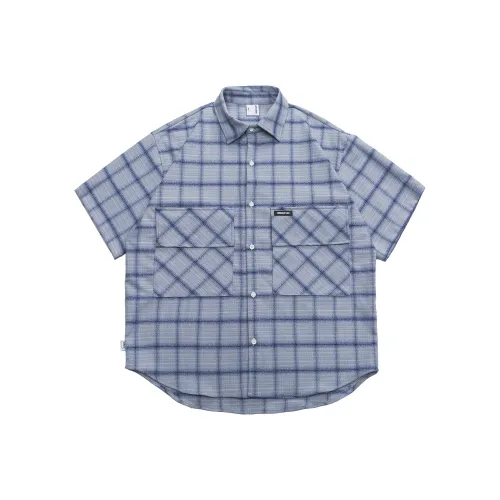 YPUT Синий Унисекс Рубашки