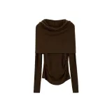 Кофе с капюшоном, длинный рукав