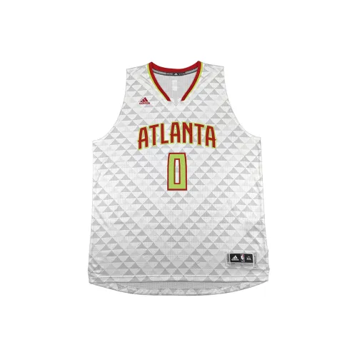 Adidas Баскетбольная Джерси Унисекс Белая