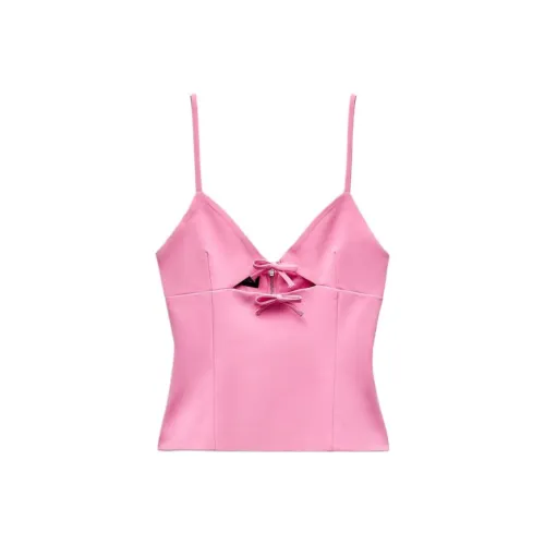 ZARA Розовые Женские Камисоли